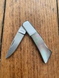 GERBER Silver Knight Japan Small Lock Back Folding Knife with Mother of Pearl Handle