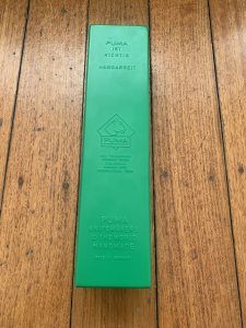 Puma Knife: 1985 Puma *Skinner with Stag Antler Handle & Original Correct Green & Yellow Box & Paperwork