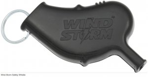 Whistle: Wind Storm Safety Black Whistle