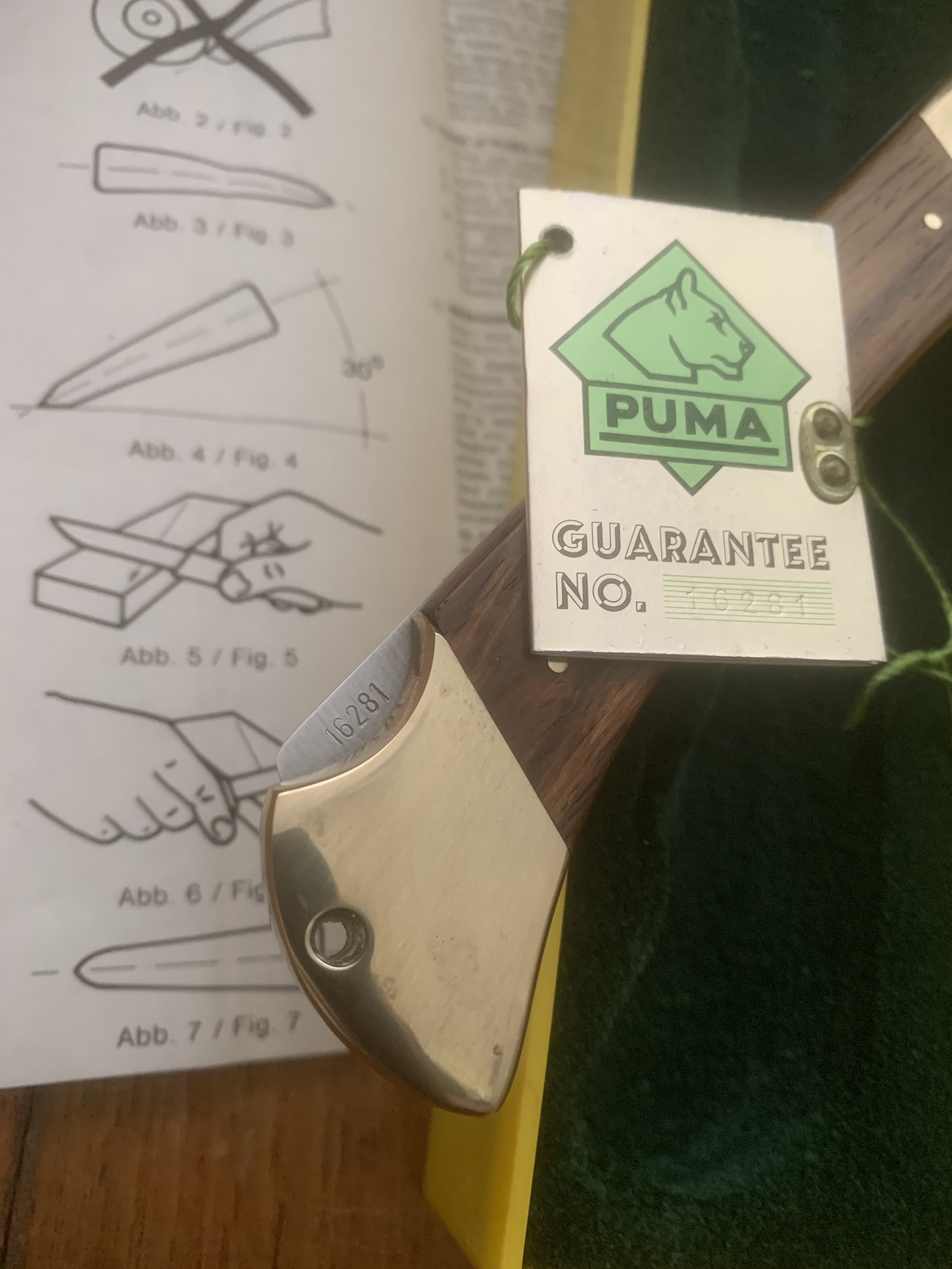 Puma Knife Puma 1982 Trail Boss/Emperor 975 Folding Knife with