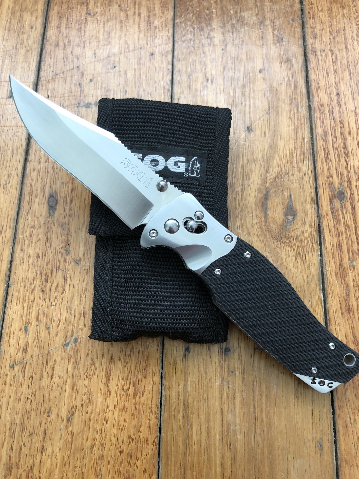 SOG Vintage Original SOG SEKI JAPAN TOMCAT 3.0 Folding Lock Knife with
