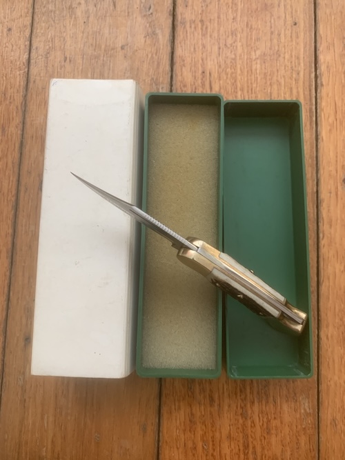 Puma Knife Puma 1982 Rare model 895 Lord Folding Knife with Stag