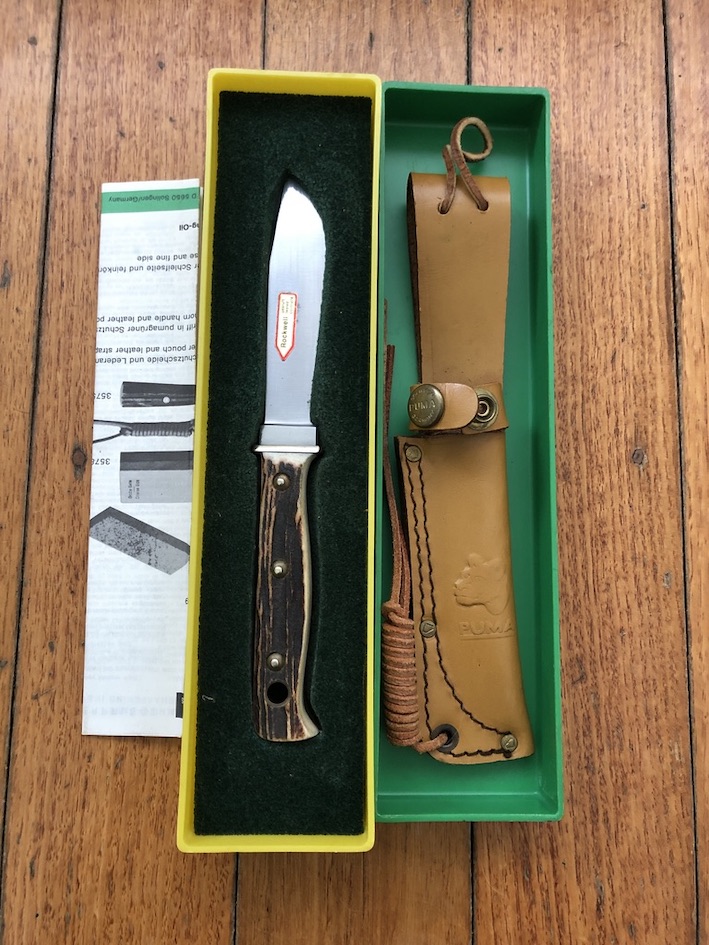 Puma Knife Puma Hunters Pal 1993 in Original Sheath and Original