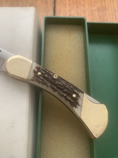Puma Knife Puma 1982 Rare model 895 Lord Folding Knife with Stag