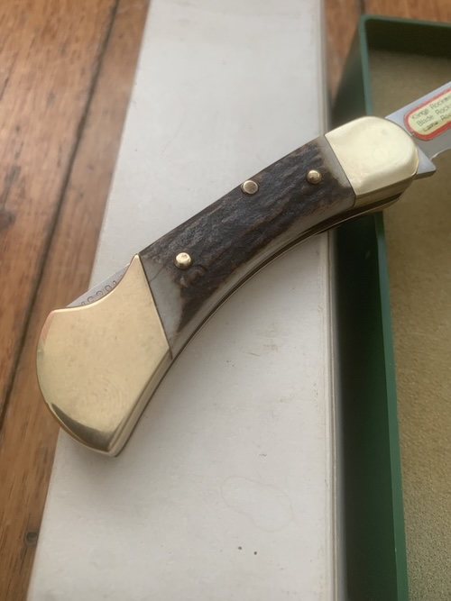 Puma Knife Puma 1982 Rare model 895 Lord Folding Knife with Stag