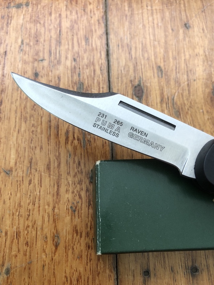 Puma Knife PUMA Original Raven 231265 Folding Lock Knife with Original Box
