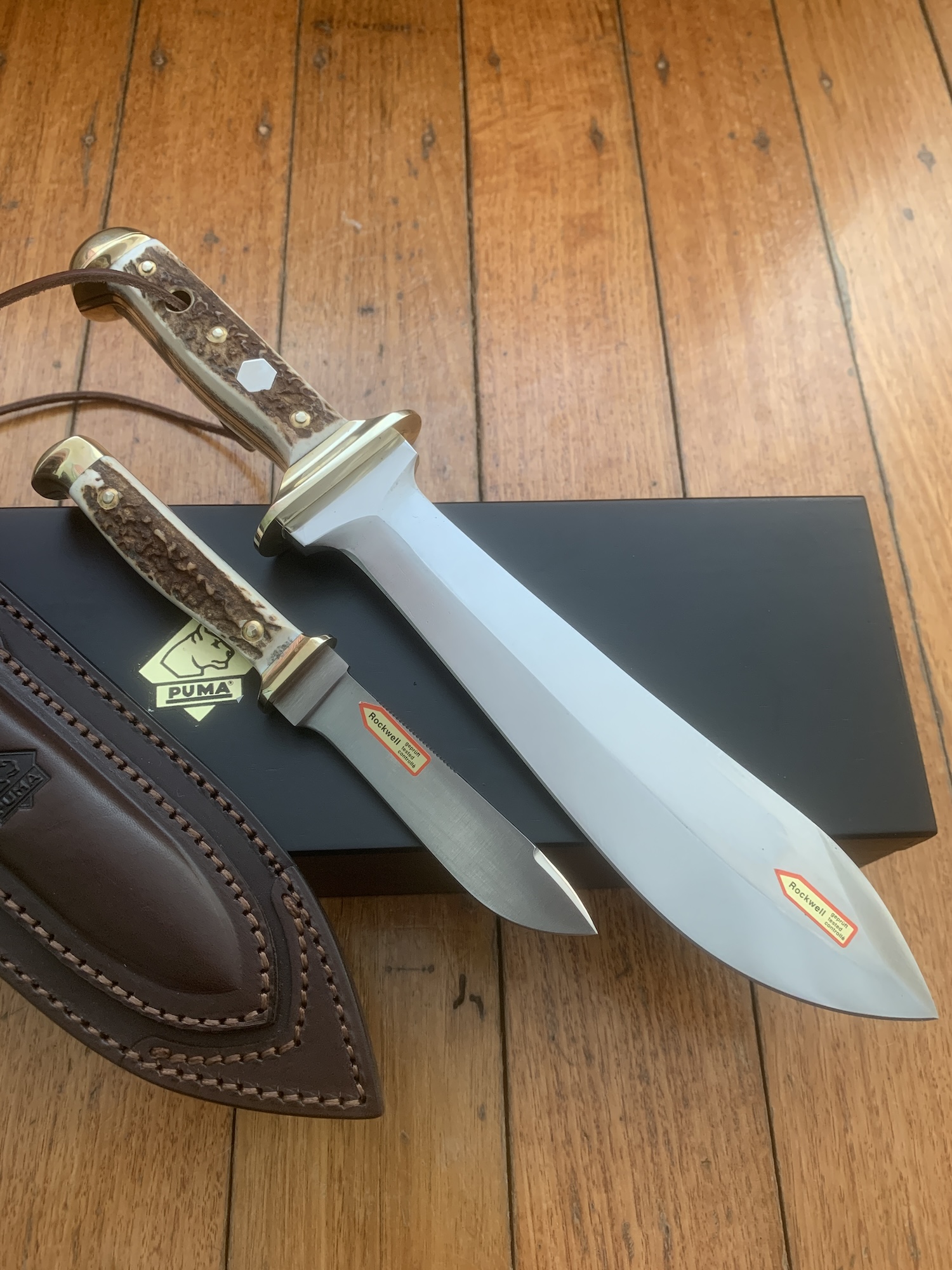 Puma Knife 2024 Puma Waidbesteck Set Waidblatt and Nicker twin knife set