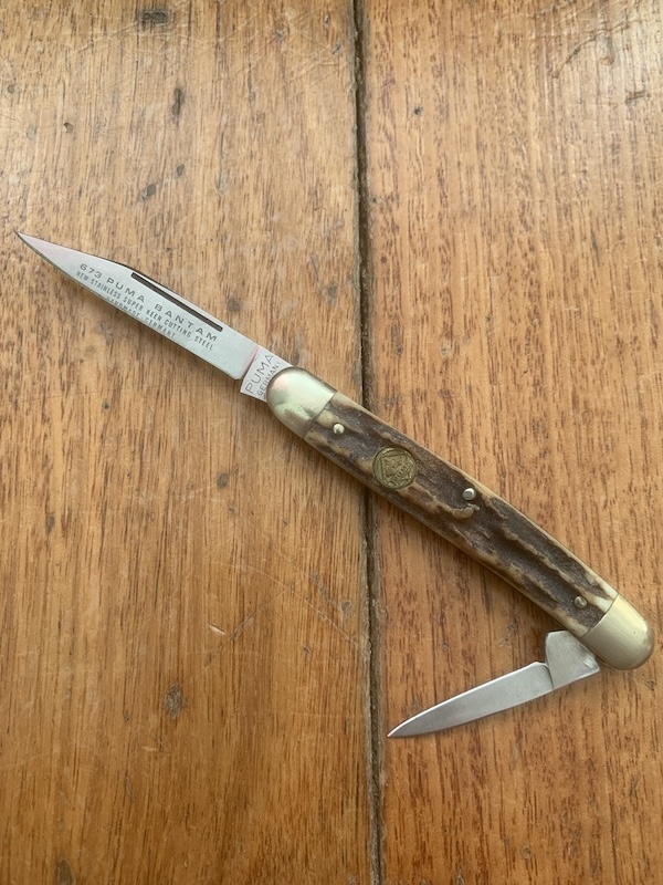 Puma Knife 1982 Puma Bantam Folding Knife with Stag Handle 27282