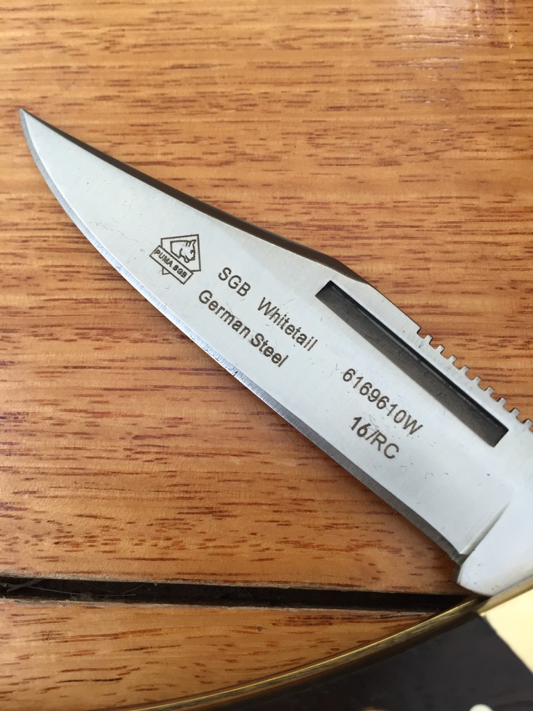 puma whitetail knife