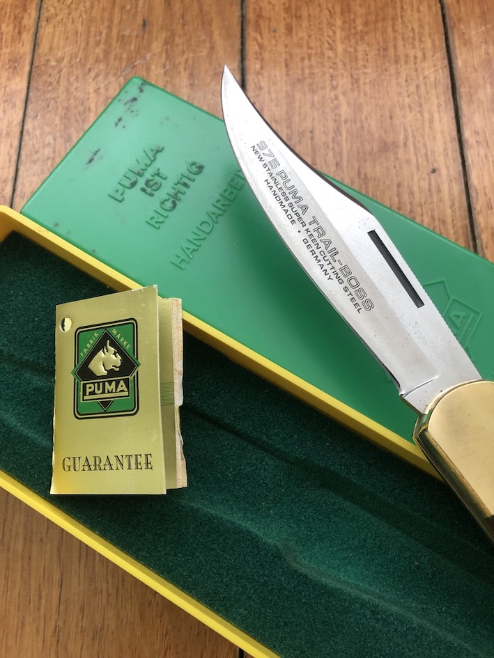 Puma Knife: Puma 1974 Trail Boss/Emperor 975 Folding Knife