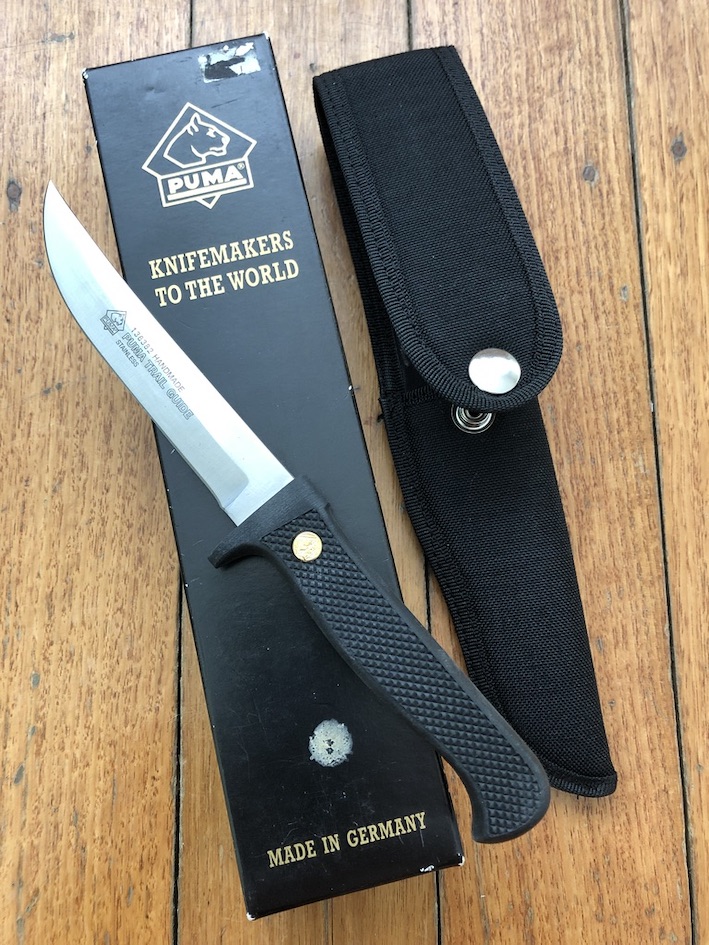 Puma Knife Puma Trail Guide Fixed Blade Knife with Krayton Handle