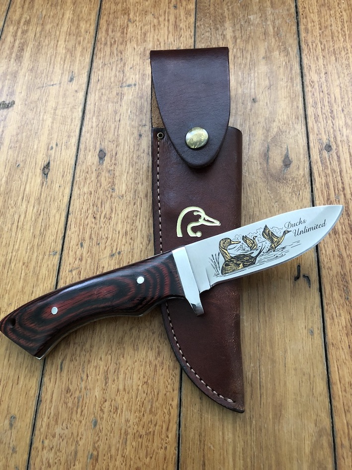 Grohmann Knives Ducks Unlimited 2000 Pictou Presentation Knife