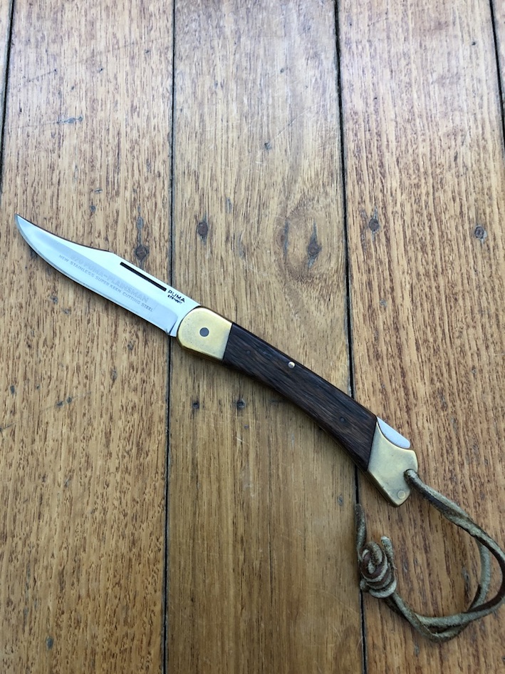 Puma USED Model 970 Plainsman 1969 Folding Lock Knife Serial Puma USED Model 970 Plainsman 1969 Folding Lock Knife Serial