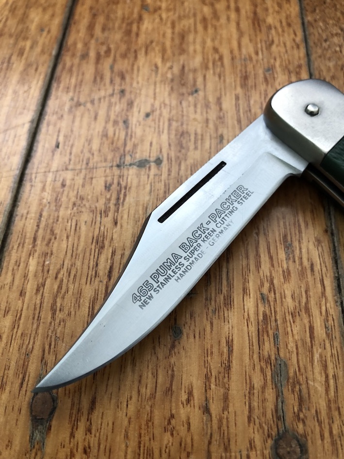 Puma Knife: Puma Rare 1974 Back Packer Folding Knife #45471