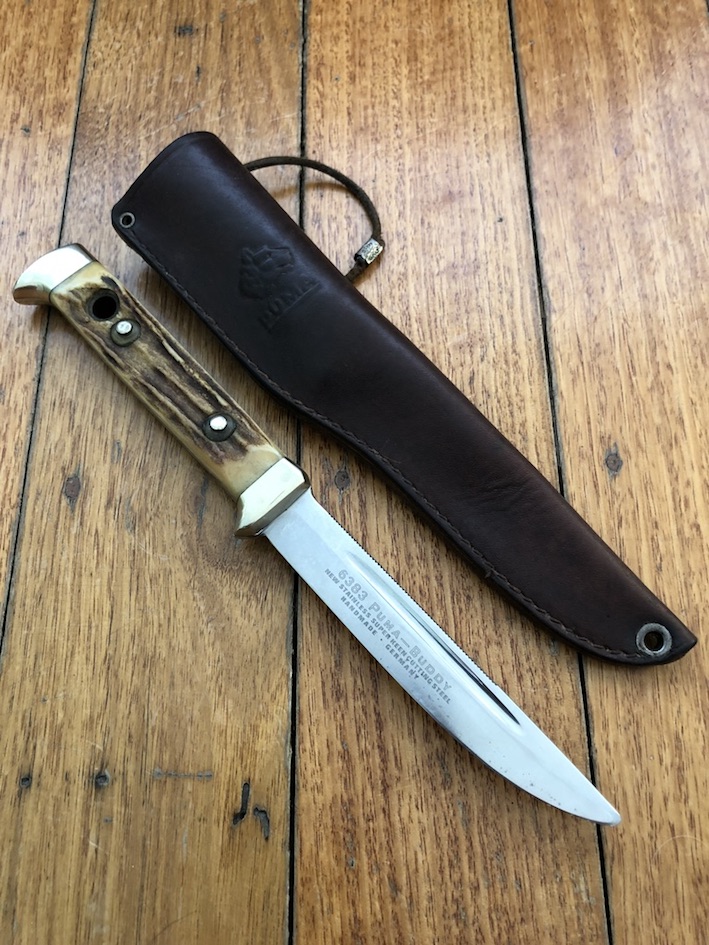 Puma Knife Puma 11 6383 Original 1972 Buddy in original sheath 83274