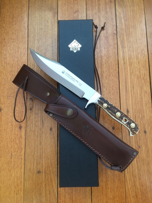 Bowie Knife with Stag Antler Handle