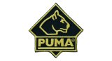 Puma Knife: Puma Gold Embroidered Fabric Patch
