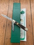 Puma Knife: Puma Original Rare 1977 Pony 620 Twin Blade Knife with Stag Antler Handle #47772