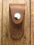 Knife Sheath: BR Brown Small Leather Knife Pouch - 3 Inch Pouch