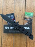 CRKT SPECIAL FORCES BLACK SPEAR POINT FOLDING LOCK KNIFE