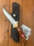 SVORD New Zealand made Svord 280B Bowie Knife 6.5" Swedish Carbon Steel Mahogany Handle