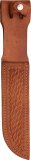 Knife Sheath: Mid Brown Leather Sheath - 7 inches