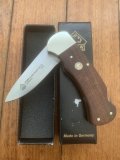 Puma Knife: Puma 2018 4 Star Full Sized Folding Lock Knife with Pflaumen (PlumWood) Handle
