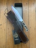 Puma Knife: Puma Phönix-Phoenix Big Bowie Knife with Darker Stag Antler Handle