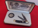 Boker German made Copper Head Knife in original box and 1954 half Silver Dollar