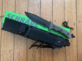 Schrade Knife: Schrade SCHF3N Drop Point Knife With Black Tactical Sheath