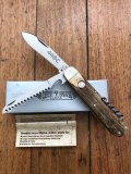 Boker Solingen German Made Tree brand Stag Handle Classic Folding Lock Knife with Saw