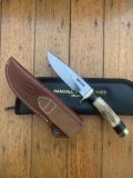 Randall Knives USA: Model 25 5" Trapper knife in Original Sheath & pouch