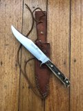 Puma Knife: Used 1966 Puma Bowie with Stag Antler Handle & Original Sheath