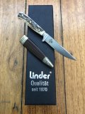 Linder Miniature "Antique Nicker" Knife with Antler Handle and 6cm Blade