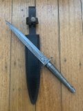 COMMANDO BLADED KNIFE WITH 200 LAYER DAMASCUS BLADE AND DAMASCUS STEEL HANDLE