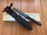 Ka-Bar Knife: Kabar EK44 Double Edged Commando Knife In Tactical Sheath