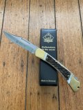 Puma Knife: Current Puma Prince Folding Knife with Sambar Stag Antler Handle