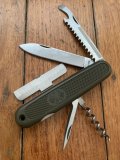 AITOR/BUNDESWEHR German Army Folding Pen Knife with Saw Blade Cork Screw and Awl