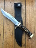 Nieto older Spanish Premium Hunting Bowie Knife and sheath