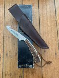 Puma Knife: Puma Pro Hunter Gut Hook Knife 2003 with Stag Antler Handle and Box