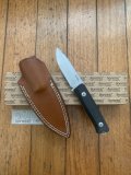 LionSTEEL Italy. Model B40 GBK Handle with Leather Sheath