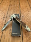 Puma Knife: Puma 2006 Large Medici JCW Lock back Knife with Stag Handle in Box
