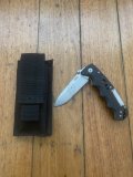 SOG Original EL01-CP KILOWATT Folding Lock Knife with Quality Pouch