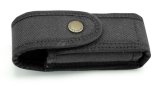 Puma Knife Sheath: Black Vertical Cordura Knife Pouch