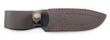 Puma Knife Sheath: Puma IP Dark Brown Leather Knife Sheath