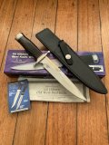 United Cutlery Gil Hibben Old West Boot Knife with Black Leather Sheath