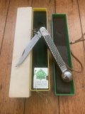 Puma Knife: Puma Vintage 1984 Fishermans Knife in Original Box with Warranty #18481