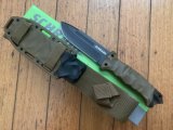 Schrade Knife: Schrade SCHF40D Coyote Drop Point Knife With Coyote Tactical Sheath