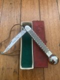 Puma Knife: Puma Vintage Pre-64 Fishermans Knife in Original Red Box