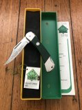 Puma Knife: Puma Rare 1980 Packer Folding Knife in original Green Box # 14081
